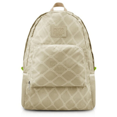 Mochila Dobrável Jacki Design Bege