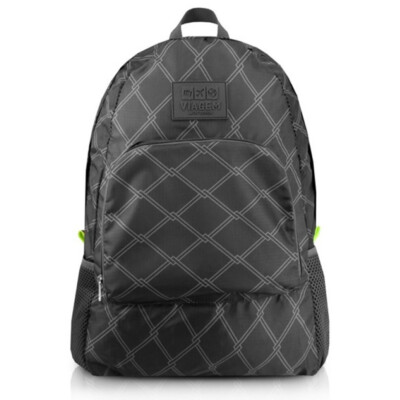 Mochila Dobrável Jacki Design Preta