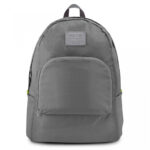 Mochila Dobrável Viagem Jacki Design Cinza