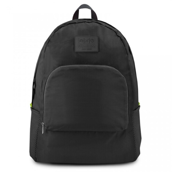 Mochila Dobrável Viagem Jacki Design Preta