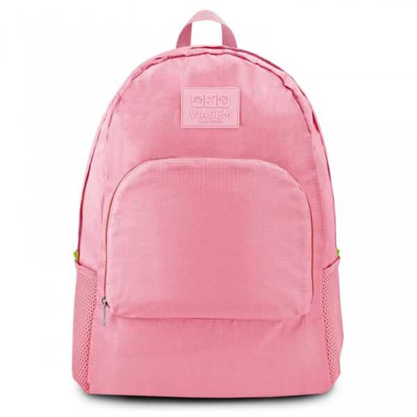 Mochila Dobrável Viagem Jacki Design Rosa