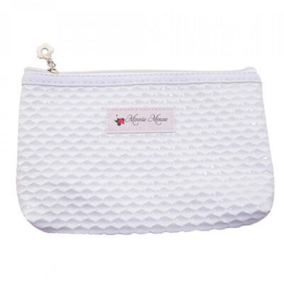 Necessaire Minnie Mouse Branco Pequeno