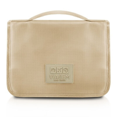 Necessaire Com Gancho Jacki Design Bege
