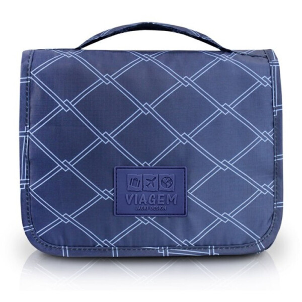 Necessaire De Viagem Com Gancho Jacki Design Azul