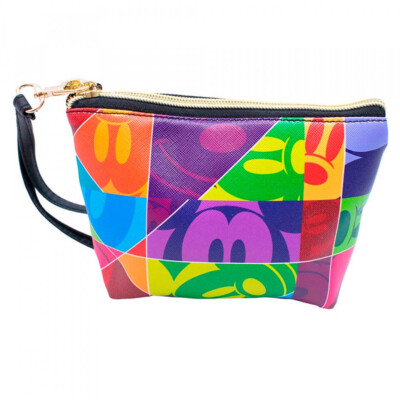 Necessaire Mickey Faces 15x17cm 90 Anos