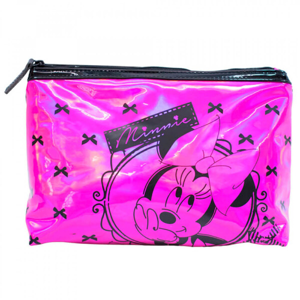 Necessaire Minnie Mouse Dupla Cor 25x16cm