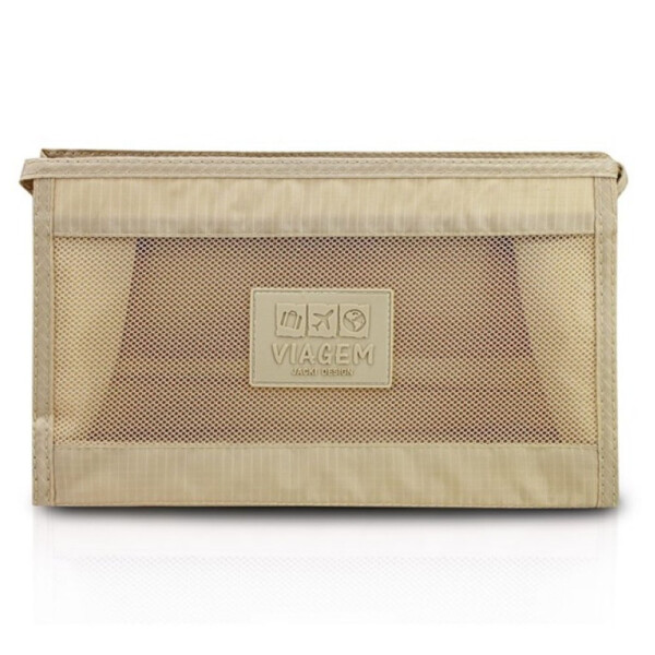 Necessaire Para Viagem Jacki Design Bege