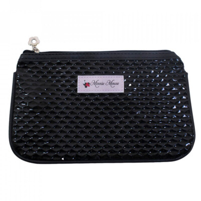 Necessaire Minnie Mouse Preto Maior