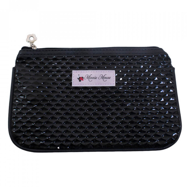 Necessaire Minnie Mouse Preto Maior