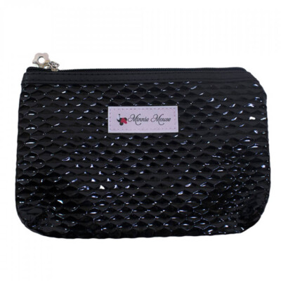 Necessaire Minnie Mouse Preto Pequeno