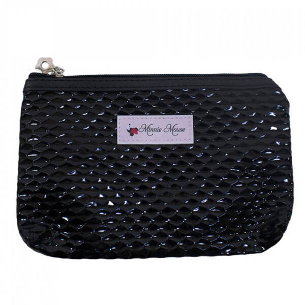 Necessaire Minnie Mouse Preto Pequeno
