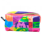 Necessaire Mickey Retangular Faces 90 Anos 12x24cm