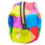 Necessaire Mickey Retangular Faces 90 Anos 12x24cm