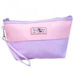Necessaire Minnie Rosa Lilás 13x24cm