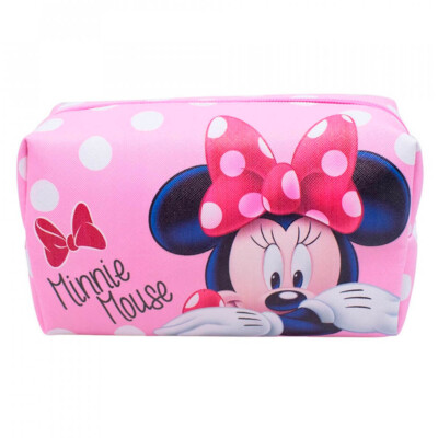 Necessaire Minnie Rosa Retangular 13x10cm