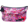 Necessaire Minnie Transparente Laços 13x23cm