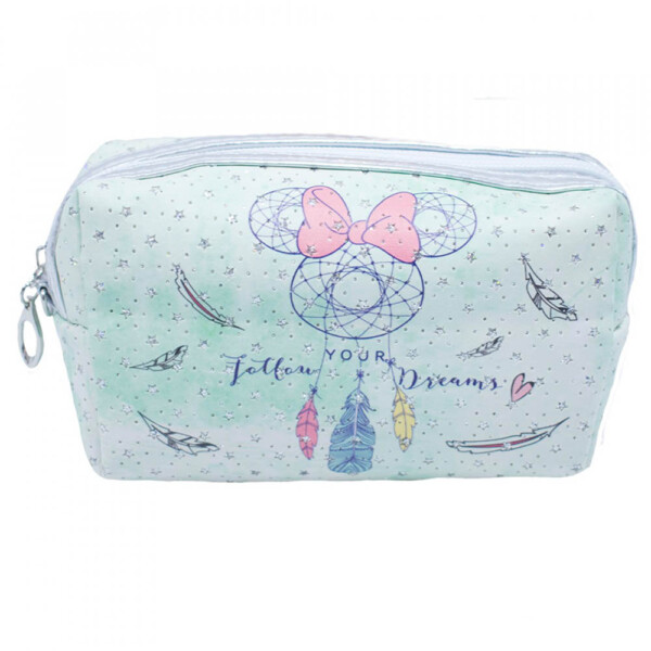 Necessaire Minnie Verde Mandala 18x11cm