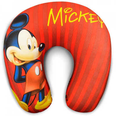 Almofada De Pescoço Mickey Vermelho Isopor