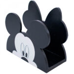 Porta Guardanapo Madeira Mickey E Minnie