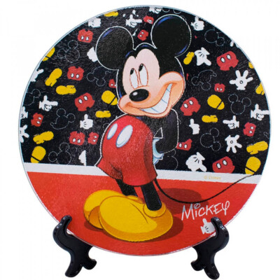Descanso De Panela Mickey Vidro 20x20cm
