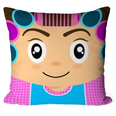 Almofada Dona Florinda Chaves 40x40cm