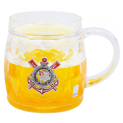 Caneca Cerveja Corinthians Grossa 400ml
