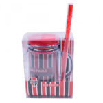 Caneca São Paulo Com Tampa E Canudo 420ml