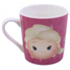 Caneca De Porcelana Rosa Anna Elsa E Olaf Frozen Tsum Tsum 250ml