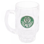 Caneca de Vidro Palmeiras Brasão 330ml