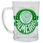 Caneca de Vidro Palmeiras Gigante 660ml