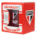 Caneca São Paulo Tricolor Gel Congelante Térmico 400ml