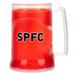 Caneca São Paulo Tricolor Gel Congelante Térmico 400ml