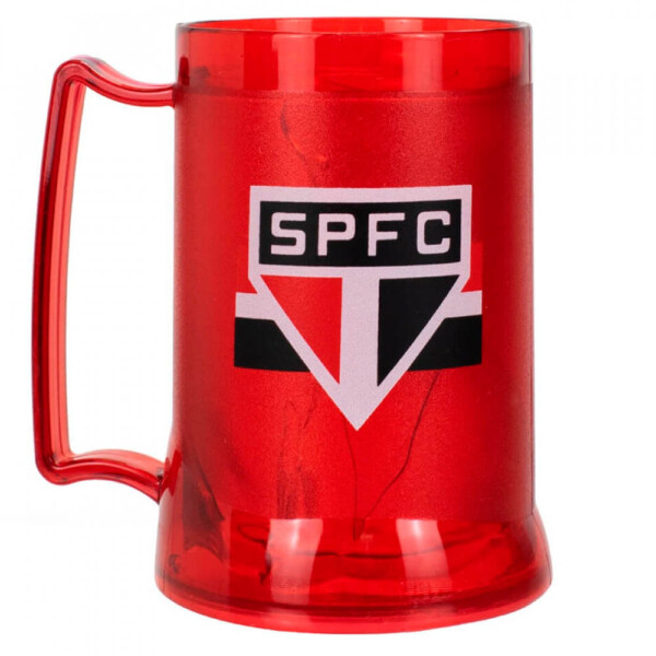 Caneca São Paulo Gel Congelante Térmico Listra 400ml