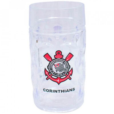 Caneca Plástico Corinthians 900ml