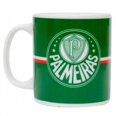 Caneca Palmeiras Porcelana 320ml