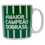 Caneca Palmeiras Listra Porcelana 320ml
