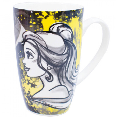 Caneca Porcelana Bela Princesas 400ml