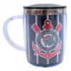 Caneca Térmica Logo Corinthians Com Tampa 450ml