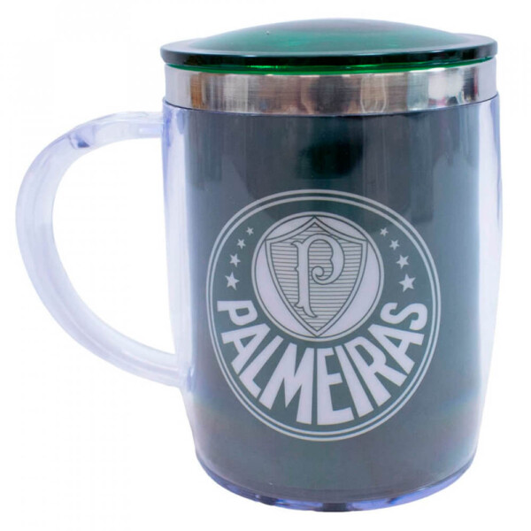 Caneca Térmica Palmeiras com Tampa 450ml