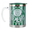 Caneca Térmica Palmeiras Com Tampa Listra 450ml