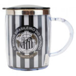 Caneca Térmica Santos Com Tampa 450ml