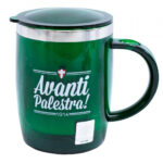 Caneca Térmica Logo Palmeiras Com Tampa 450ml