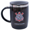 Caneca Térmica Corinthians Com Tampa Oval 450ml