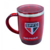 Caneca Térmica São Paulo Redonda Com Tampa 450ml