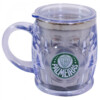 Caneca Térmica Cristal Palmeiras Com Tampa 500ml