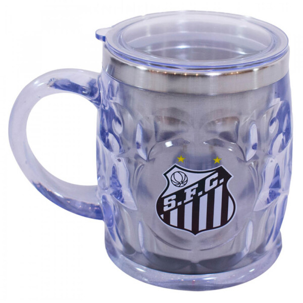 Caneca Térmica Santos Com Tampa 500ml