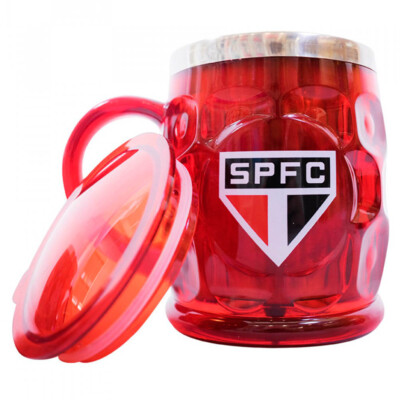 Caneca Térmica São Paulo Detalhada Com Tampa 500ml