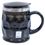 Caneca Térmica Corinthians Com Tampa 500ml Formato