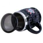 Caneca Térmica Corinthians Com Tampa 500ml Formato