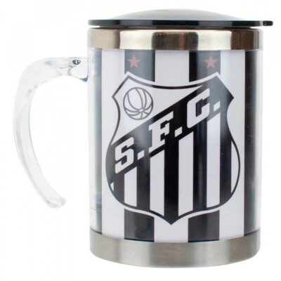 Caneca Térmica Santos C Tampa 450ml